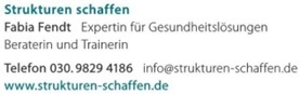 Strukturen schaffen | Fabia Fendt Logo